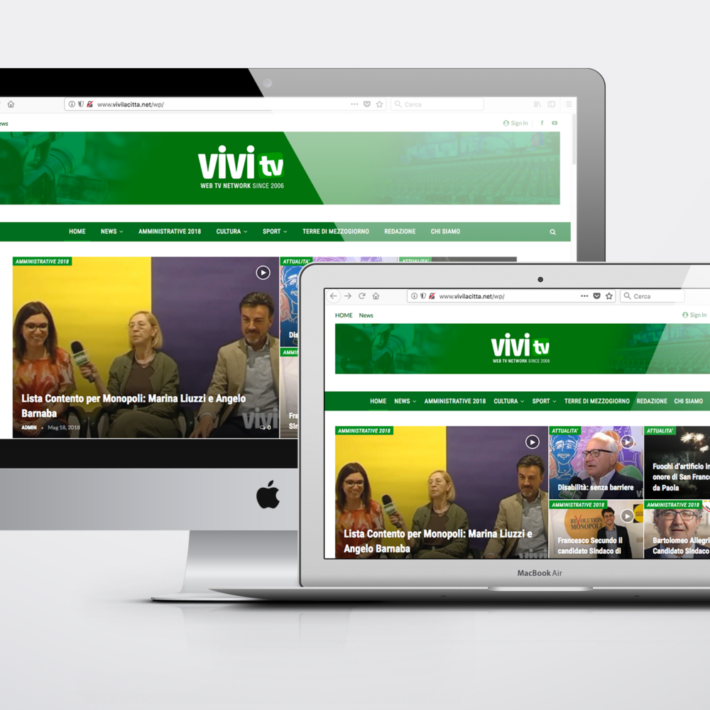 Sito web ViviTv network